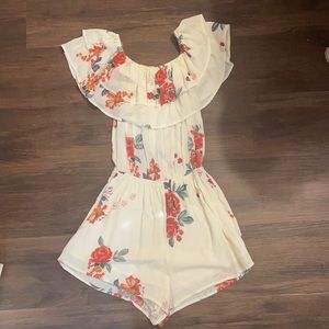 American threads floral romper